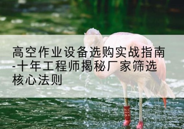未央剪叉式升降机厂家-高空作业设备选购实战指南-十年工程师揭秘厂家筛选核心法则